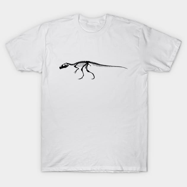 Dinosaur skeleton T-Shirt by rheyes